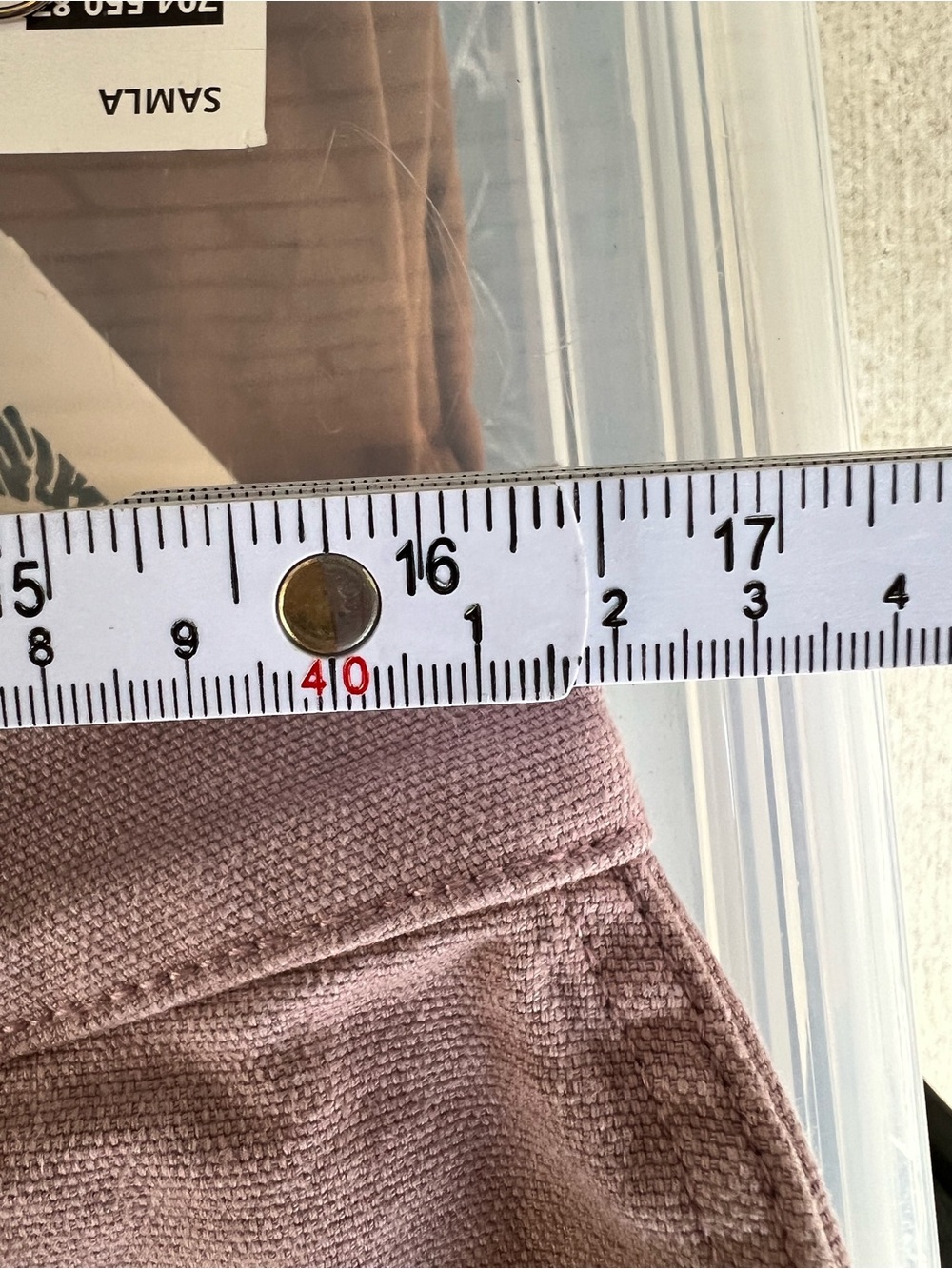 NWOT Madewell Slim Emmett Tapered Pants 30 Vintage Petal (A) - Picture 3 of 13